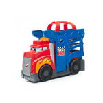 Set de constructie Mega Bloks Camion cu masinuta si pista de lansare  10 piese