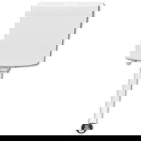 vidaXL Rezervor de toaletă cu admisie de apă pe fund, 3/6 L, alb, vidaXL