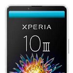 Telefon Mobil Sony Xperia 10 III, Procesor Qualcomm SM6350 Snapdragon 690, OLED Capacitive touchscreen 6inch, 6GB RAM, 128GB Flash, Camera Tripla 12+8+8MP, 5G, Wi-Fi, Dual SIM, Android (Alb), Sony