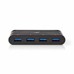 Hub Computer USB Tip-C - 4x USB 3.0 negru Nedis VE-TCARF200BK