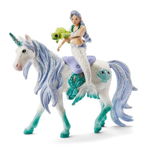 Figurina Schleich, Bayala, Sirena pe unicorn de mare