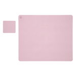 Mousepad Flexi M din piele cu doua fete pentru protectie birou UNIKA roz/gri, UNIKA