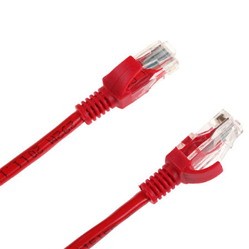 Cablu UTP Intex Patchcord Cat 5e 2m Rosu