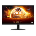 AOC Monitor Gaming AOC 24G4XE, 23.8 inch FHD, HDMI, DisplayPort, Boxe, 180 Hz, 1 ms, Negru, AOC