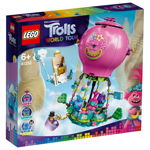 LEGO Trolls World Tour - Aventura lui Poppy cu balonul cu aer cald 41252, 250 piese