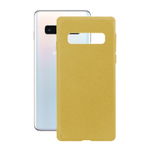 Husa de protectie Soft Ksix Eco-Friendly pentru Samsung Galaxy S10 Galben