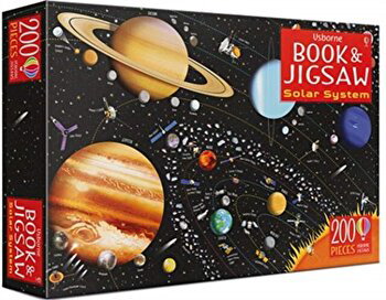 Set Puzzle "The solar system book and jigsaw", 6 ani+, Usborne