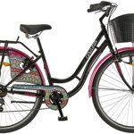 Bicicleta Oras Polar Grazia 6s - 28 inch, L, Negru, Polar