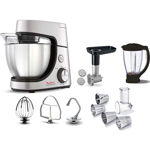 Robot de bucatarie Tefal MasterChef Gourmet QB516D38, 1100 W, Bol 4.6 l, Functie pulse, Argintiu