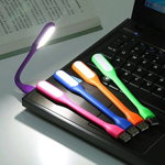Lampa USB LED 1.2W, flexibila, 16 cm, alb rece, din silicon, Pro Cart