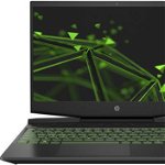 Laptop HP Gaming 15.6'' Pavilion 15-dk0032nq, FHD, Procesor Intel® Core™ i7-9750H (12M Cache, up to 4.50 GHz), 8GB DDR4, 512GB SSD, GeForce GTX 1650 4GB, FreeDos, Black