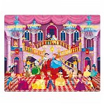 Balul prințeselor - Carte + puzzle uriaș, Jucaresti