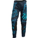 Pantaloni Cross/atv Dama Thor Pulse Racewear Counting Sheep, Culoare Bleumarin/turcoaz, Marime M, Thor