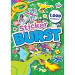 Carte de activitati cu peste 1000 de stickere Crayola Sticker Burst