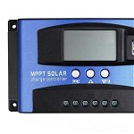 Controler panou solar 12/24V 60A dual USB MPPT, 