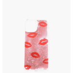 Kate Spade New York Cover For Iphone 12 /12 Pro Filled With Liquid Glitter Pink