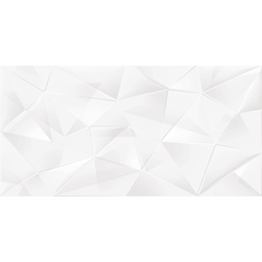 Faianță 3D albă Ceramexpert 79-Light lucioasă rectificată 30x60 cm