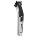 Aparat De Tuns Si Ras Multi Trimmer 8 In 1 , Lame Din Titanium, Autonomie De Functionare 60 Minute, 3 Ghidaje Pentru Barba, 1 Capat Pentru Detalii, 1 Capat Pentru Nas Si Urechi , Argintiu/negru, BaByliss