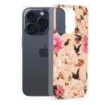 Husa Compatibila cu Apple iPhone 15 Pro - Techsuit Marble Series - Mary Berry Nude