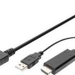 Adaptor AV Digitus 2M CABLU ADAPTATOR HDMI LA DP 2M CABLU ADAPTATOR HDMI LA DP, Digitus