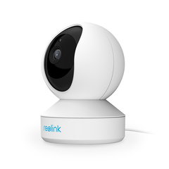 Camera de supraveghere cu WIFI, Reolink E1-V2, Inteligenta Artificiala, rezolutie 3MP, Pan/Tilt, unghi vizualizare orizontal 355°, vertical 50°, avertizare detectie miscare prin notificare pe telefon
