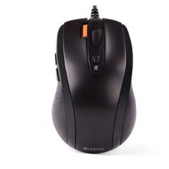 Mouse cu fir A4Tech N-70FX V-Track Padless, Negru, USB