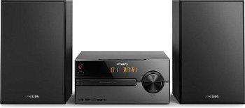 Microsistem audio Philips BTB2515/12, CD, MP3, FM, DAB+, USB, Bluetooth, 15W, Negru