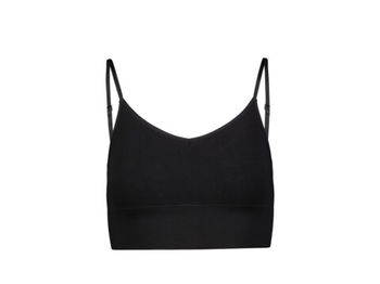 Imbracaminte Femei BRABAR Soft Cami Bra Top Black, BRABAR