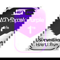 HDD intern WD 1TB 3.5" SATA3 5400rpm 64MB Purple, Western Digital