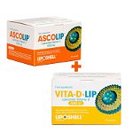 Pachet Promotional - Ascolip Vitamina C + Vita-D-Lip 1000 IU, 