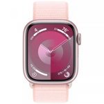 Apple Watch S9 GPS 41mm Pink Alu Case w Light Pink Sport Loop, Apple