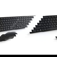 Kit tastatura + mouse Dell KM5221W, wireless, alb