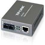 Switch media convertor TP-Link, 2 porturi (1x1000Mbps SC, 1x10/100/1000 Mbps