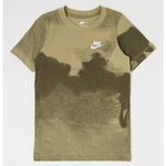 Nike, Tricou cu imprimeu camuflaj Club, Sparanghel, 122-128 CM