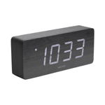 Ceas alarmă cu aspect de lemn, Karlsson Tube, 21 x 9 cm, Karlsson
