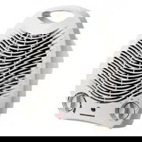 Aeroterma Heinner HFH-L2000SL 2000 W 2 Trepte de Putere Termostat Reglabil Alb