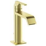 Baterie lavoar baie cu maner cu ventil pop-up, auriu   A4281774, Vitra