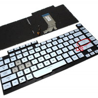 Tastatura Asus ROG Strix G G531GT Neagra cu Palmrest Negru si TouchPad iluminata RGB cu modul backlit, Asus