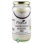 Ulei de cocos bio RBD, 1000ml Pronat