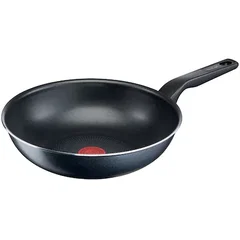 Tigaie XL Force 28cm Wok C3851953 Negru, Tefal Tigaie XL Force 28cm Wok C3851953 Negru, Tefal