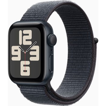 APPLE Watch SE (2nd Gen) V2, GPS, 40mm Midnight Aluminium Case, Loop Ink Sport Loop