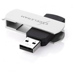 Memorie externa Exceleram P2 32GB USB 2.0 White/Black
