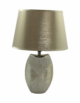 Lampa Linares, ceramica, argintiu, 19x27,5x41 cm, GILDE