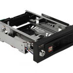 Rack Delock 5.25 inch pentru HDD 3.5 SATA Negru 47199