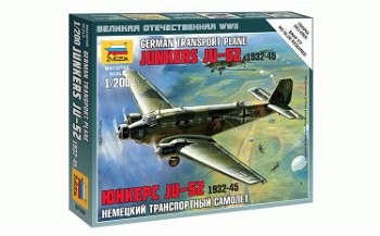 1:200 Junkers JU-52 German transport 1932-1945 1:200, Carmodels