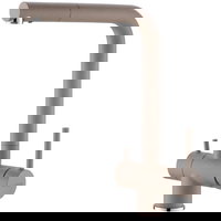 Baterie Alveus Aquila, 3 cai pentru apa cald, apa rece, filtru de apa, cartus ceramic, Beige