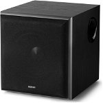 Subwoofer Edifier T5, RMS 70W activ, 8″ bass, RCA Line-in Line-out, automatic stand-by, MDF 21mm (Negru)