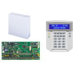 Kit alarma antiefractie Paradox Spectra SP6000+K32LCD, 2 partitii, 8-32 zone, 32 utilizatori, cutie cu traf, PARADOX