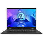 Laptop Gaming MSI Prestige 16 AI Studio B1VFG cu procesor Intel® Core™ Ultra 7 155H pana la 4.8 GHz, 16", QHD+, IPS, 32GB DDR5, 1TB SSD, NVIDIA® GeForce RTX™ 4060 8GB GDDR6, Windows 11 Pro, Gray Stellar