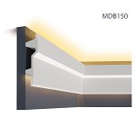 Cornisa decorativa pentru LED MDB150, 200 X 15 X 4 cm, Mardom Decor , Mardom Decor